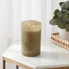 2 Wick Glass Lotus and Hinoki Jar Candle 19oz - Threshold™ - 2 of 3