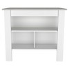 Kitchen Island with Three Concealed Shelves - 2 of 4