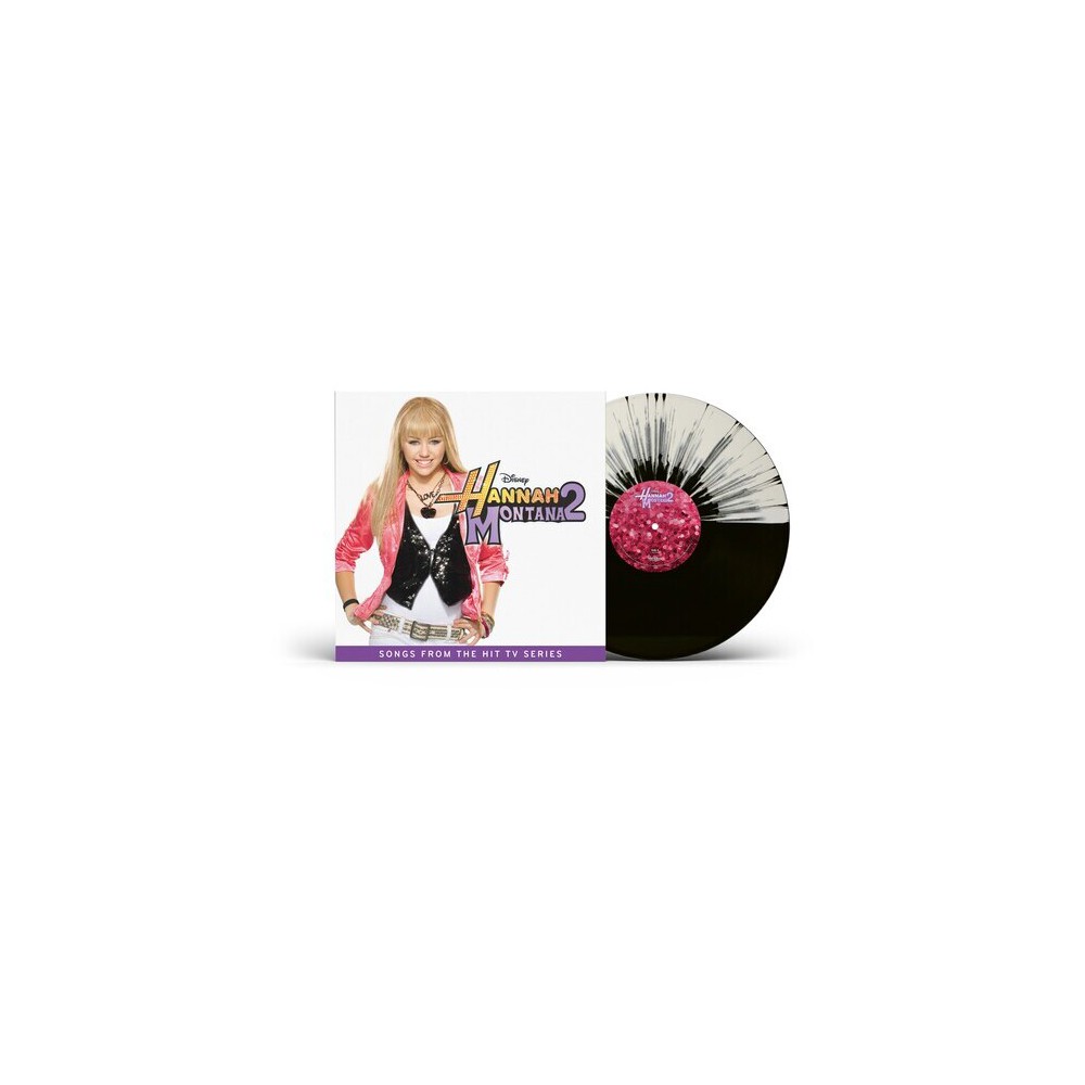 Hannah Montana - Hannah Montana 2 (Original Soundtrack) (Splatter) (Colored Vinyl Black White Splatter)