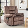 Velvet Power Lift Recliner Chair with Massage & Heating, Power Lift Assistance and Enlarged & Widened Seat - 3 of 4
