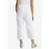 Jessica London Women's Plus Size Gauze Wide Leg Crop Pant - 3 of 4