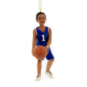 Ganz 4.5 Inch Boy Sports Christmas Tree Ornament , Team Black (1PC) - 1 of 2