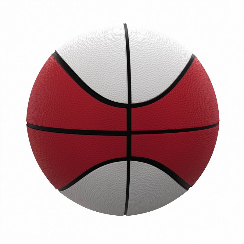 NCAA Texas Longhorns Repeating Logo Mini-Size Rubber Basketball, 3 of 4
