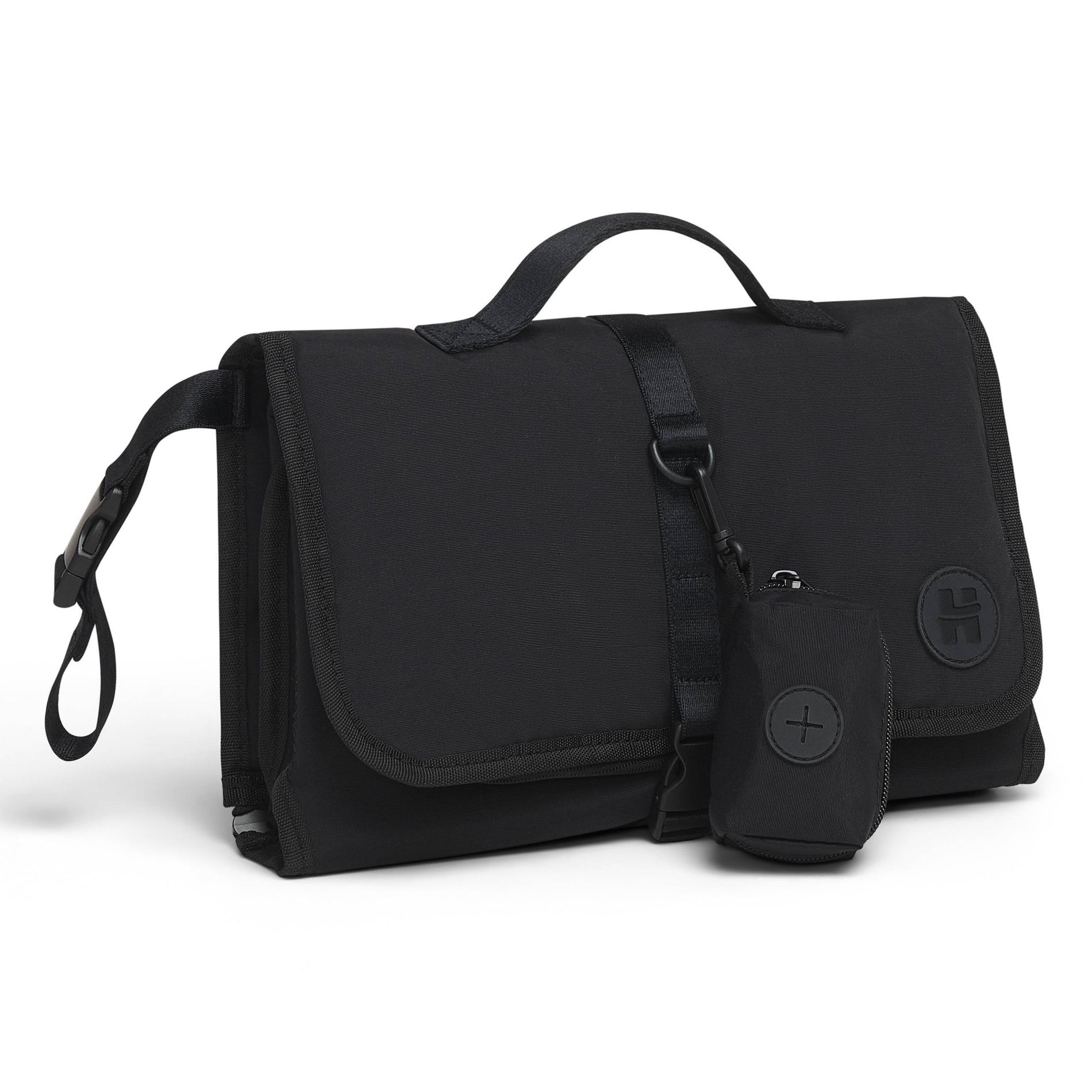 Huggies Portable Changing Station with Change and Toss Dispenser - Black