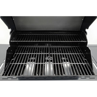 Kenmore Black 4-Burner Propane Gas Grill with Side Burner