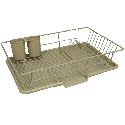 Joseph Joseph Extend Steel Expandable Dish Rack With Draining Spout - Gray  : Target