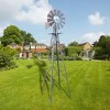 Karl Home Metal Outdoor Decorative Windmill - 2 of 4