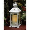 Pacific Accents Christmas Inspired Winter Lantern With 3''x5'' Flameless Candle - 2 of 2