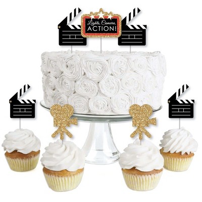 Big Dot Of Happiness Red Carpet Hollywood - Dessert Cupcake