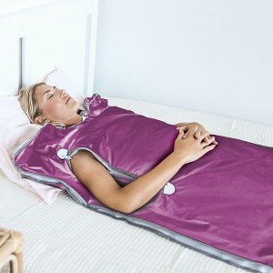 LifePro BioRemedy Sauna Blanket – Large Purple Portable Far Infrared for Detox, Stress Relief and  Home Wellness - 1 of 4