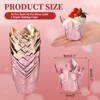 Unique Bargains Disposable Greaseproof Aluminum Foil Tulip Baking Cups 3.1 Inch 100 Pcs - 2 of 4