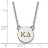 Black Bow Jewelry Sterling Silver Kappa Delta Greek Life Necklace 18 Inch - 2 of 4