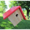 JCS Wildlife Cedar & Poly Wren, Chickadee, & Warbler Birdhouse - 3 of 4