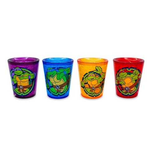 Silver Buffalo Teenage Mutant Ninja Turtles Cowabunga 1.5-ounce Freeze Gel  Mini Cups