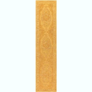 Mark & Day Chatou 2'3"x10' Runner Tufted Indoor Area Rugs Mustard: Wool, Stain-Resistant, Traditional, Pet Friendly - 1 of 4