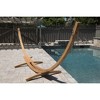 Vivere 15ft Arc Hammock Stand - Pine Color - 2 of 4