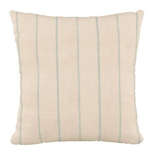 Polyester Square Pillow In Fritz Sky - Skyline Furniture, Blue