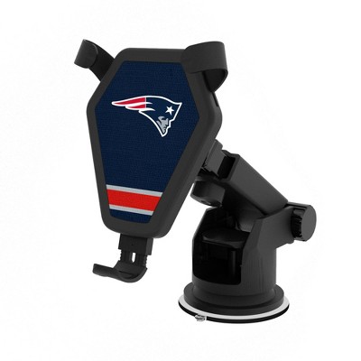 Keyscaper New England Patriots Stripe 10-Watt Wireless Car Charger