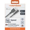 Ventev Flat Usb-A To Apple Lightning High Speed Tangle-Free 3 Foot Cable - 3 of 3