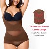 NEBILITY Shapewear for Women Tummy Control Bodysuit Faja Body Shaper Waist Trainer Snatched Corset Body Suit - 3 of 4