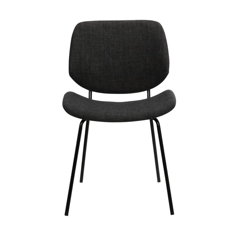 Quest Modern Dining Accent Chair Charcoal - Armen Living, 3 of 8