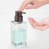 mDesign Square Glass Refillable Soap Dispenser Pump, 2 Pack - image 4 of 4