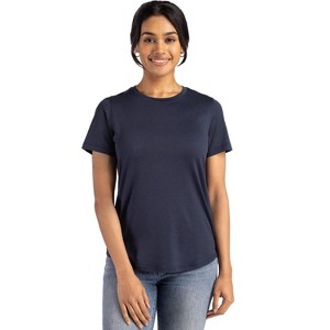 Cutter & Buck Coastline Epic Comfort Recycled Womens Short Sleeve Tee - 1 of 2