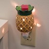 Pineapple Plug-in Fragrance Wax Melt Warmers (2 Pack) Electric Scented Tart, Oil & Candle Warmer w 4 Guava Pineapple Wax Cubes- Mother's Day Gift - 3 of 4