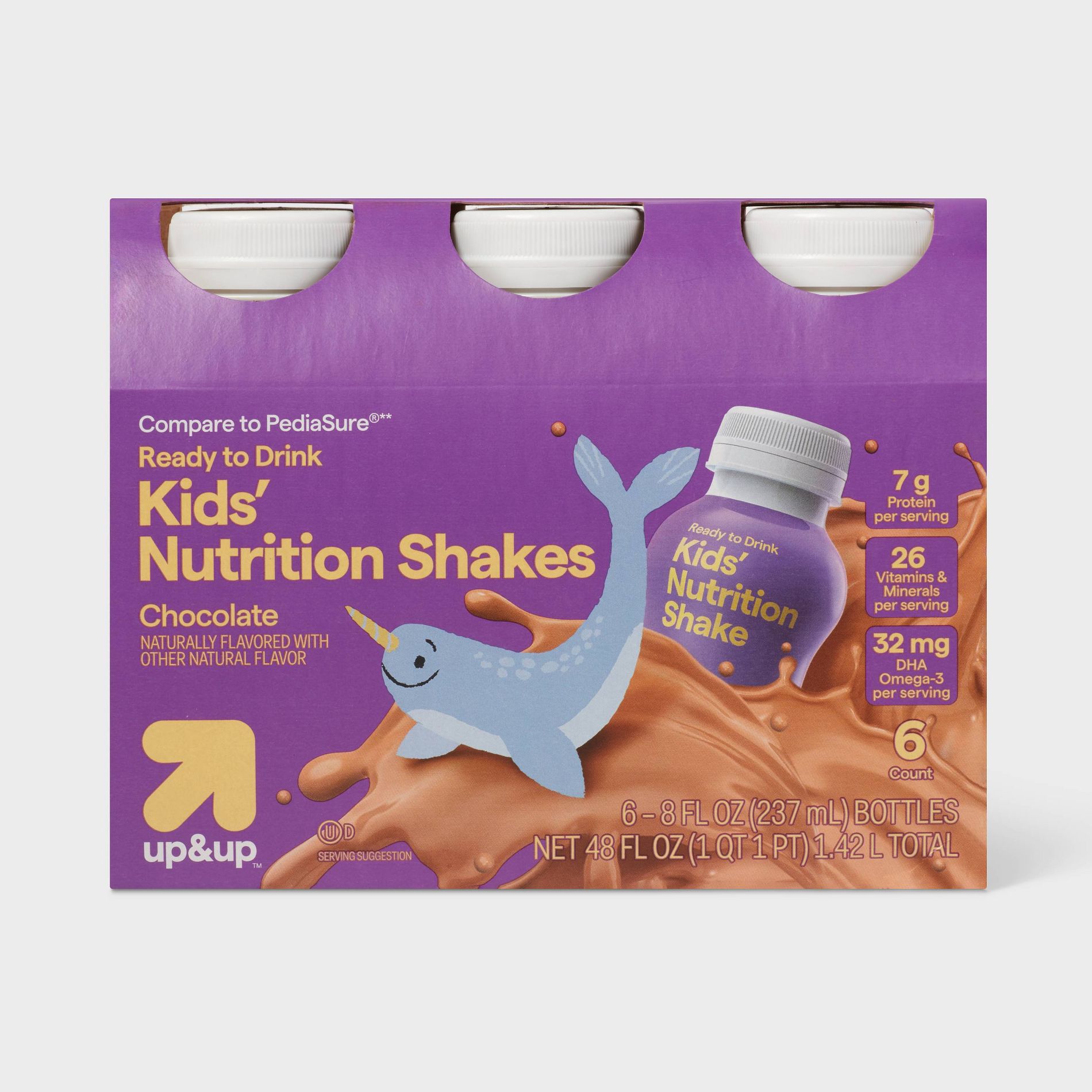 Kids' Chocolate Nutritional Pediatric Supplement Drink - 48 fl oz - up&up™