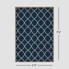 VisioGear Area Rug, 5'3"*7'6" Soft Padded Floor Tiles For Living Room Kitchen Bedroom, Navy, 90"*63"*0.16" - 3 of 4