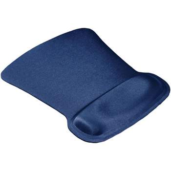 MyOfficeInnovations 811891 Gel Mouse Pad/Wrist Rest Combo, Blue Crystal