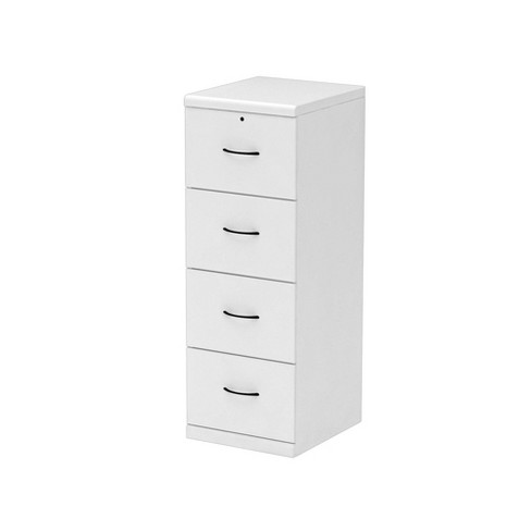 Tate 4 Drawer Vertical File Cabinet White Monroe James Target