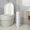 LunaLulinlk Toilet Roll Holder Stand(with Reserve Function), Free-Standing Toilet Paper Storage Holder - 3 of 4