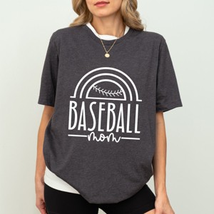 Simply Sage Market Women's Baseball Mom Arch Short Sleeve Graphic Tee - 1 of 4