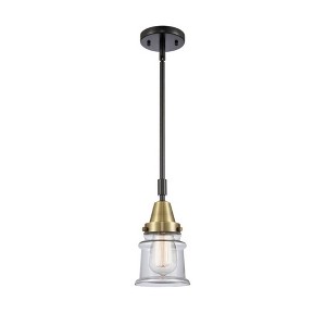 Canton - 1 Light Stem Hung Mini Pendant In Industrial Style-11.13 Inches Tall and 6.5 Inches Wide - 1 of 1