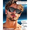 grinderPUNCH Polarized Sunglasses for Men Lightweight TR90 Frame UV400 Protection Square Sun Glasses for Driving Fishing Golf - 2 Pack - 3 of 4