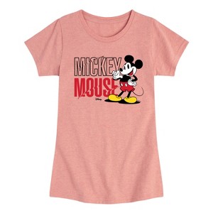 Girls' - Disney - Mickey & Friends Fitted Short Sleeve Graphic T-Shirt - 1 of 4