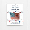 USA Greeting Card & Enambel Pin by Ramus & Co - 3 of 4