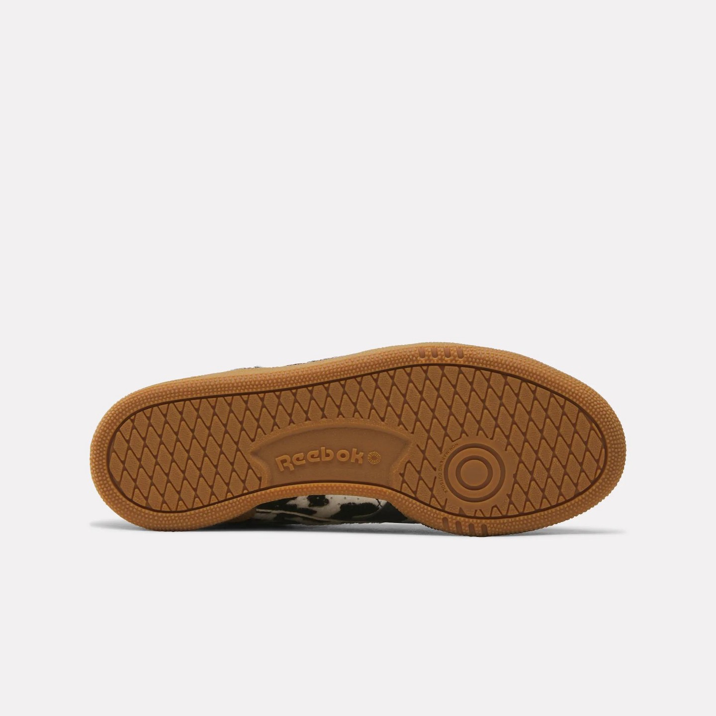 Женские кроссовки Reebok Club C Grounds UK 1.0 Shoes Size 5.5 Black/Brown/Gum, цвет: Чёрный — фото 5