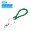 Unique Bargains Plastic Wear-resistant ID Card Wristlet Keychains 2 Pcs - 4 of 4