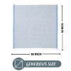Folkulture Cloth Napkins Set of 12 (18 X 18") 100% Cotton Table Napkins for Parties | Reusable Linen Napkins for Guests &Home Décor (Aqua Blue) - 3 of 4
