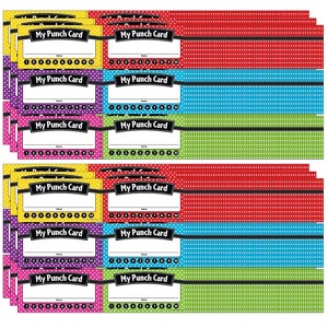 Teacher Created Resources Polka Dots Punch Cards 60 Per Pack 6 Packs (TCR5608-6) - 1 of 2