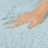 Unique Bargains 2 Pcs Absorbent Soft Thick Shag Bath Mats for Shower Bathtub Spa Floors - 3 of 4