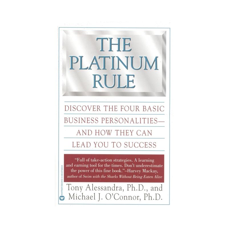 The Platinum Rule - by  Tony Alessandra & Michael J O'Connor (Paperback), 1 of 2