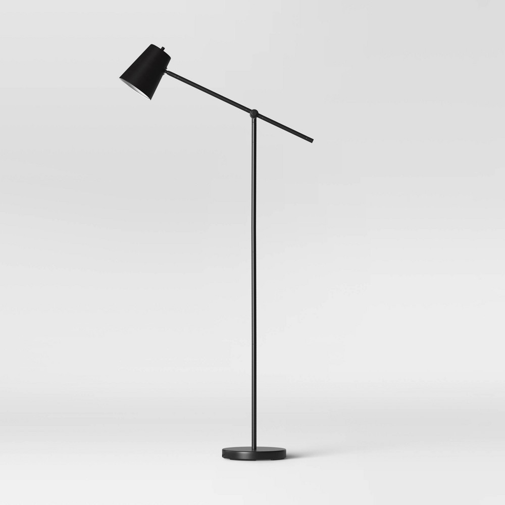 Cantilever Floor Lamp Black (Includes LED Light Bulb) - Project 62™