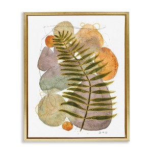 Stupell Industries Abstract Fern & Pebbles, 17" x 21" - 1 of 4