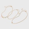 Girls' Multi Hearts Initial Necklace Set - art class™ - 2 of 3