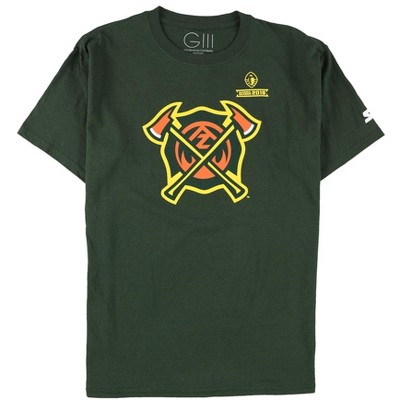 G-III Sports Mens Arizona Hotshots Graphic T-Shirt, Green, X-Large