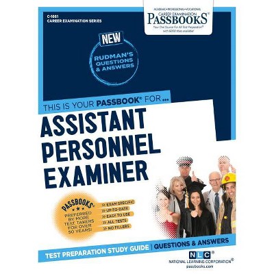 Assistant Personnel Examiner, 1661 - (Career Examination) by  National Learning Corporation (Paperback)