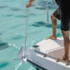 VEVOR Fluke Style Anchor Kit, 13 LBS Hot-Dipped Galvanized Steel Fluke Anchor with 7.9' Chain, 101' Rope and Two 0.4" Shackles, Marine Boat Anchor - 2 of 4